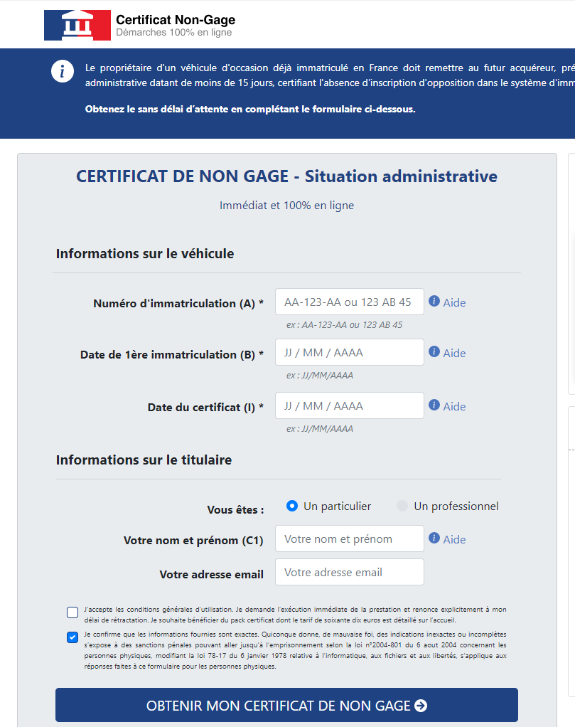 France-certificat.com arnaque 2