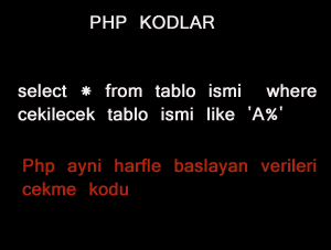 php-ayni-harfle-baslayan-verileri-cekme-kodu flatcast tema
