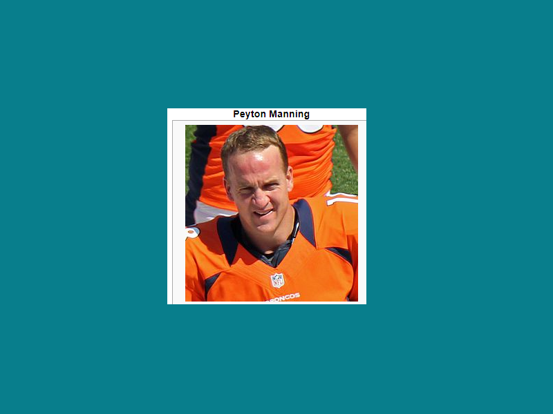Peyton Manning flatcast tema