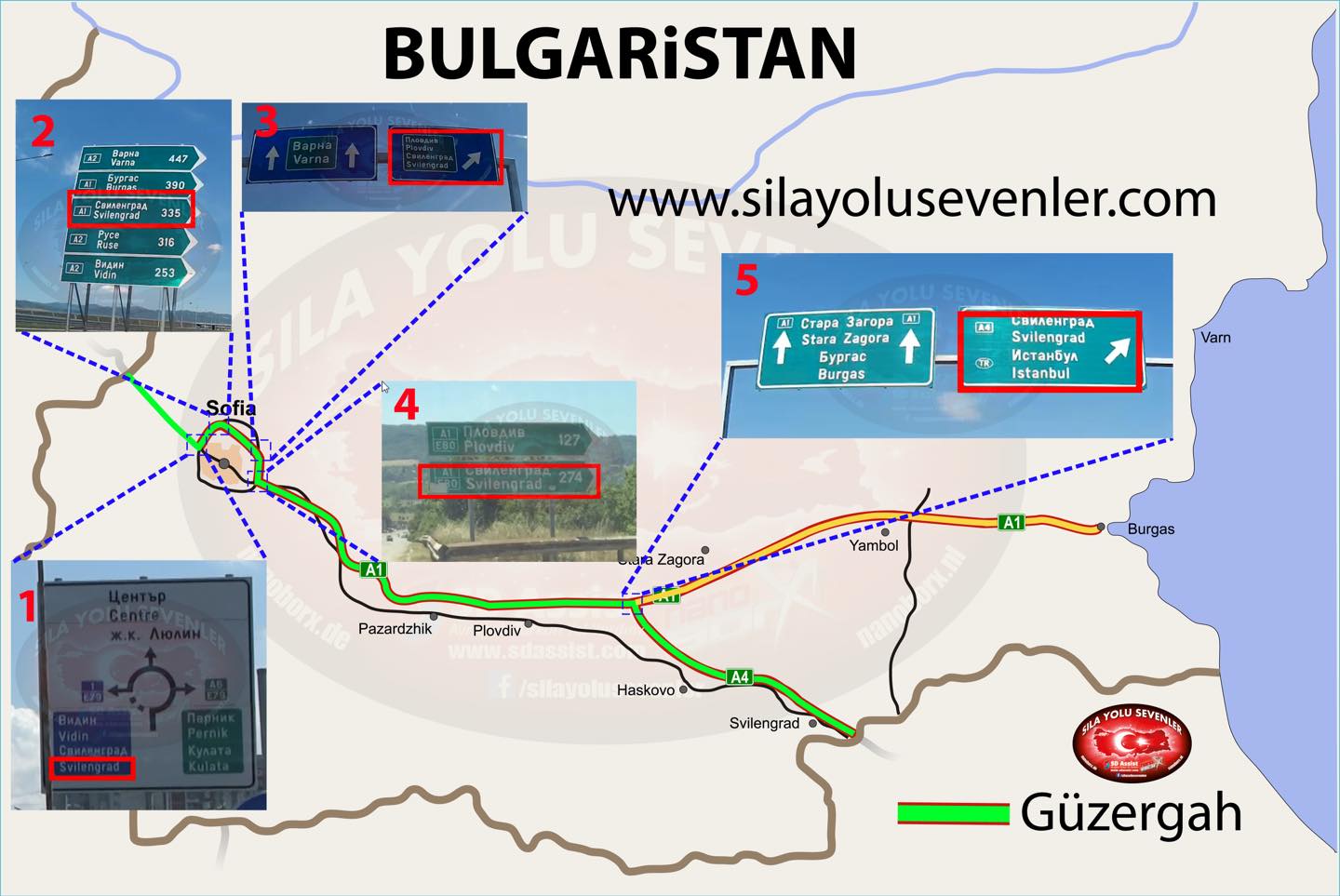 Bulgaristanda dikkat edilmesi gereken 5 tabela
